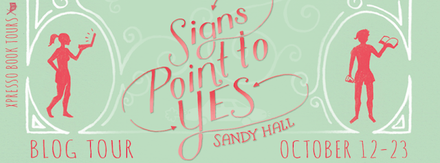 Promo Interview Post with Giveaway:  Signs Point to Yes by Sandy Hall