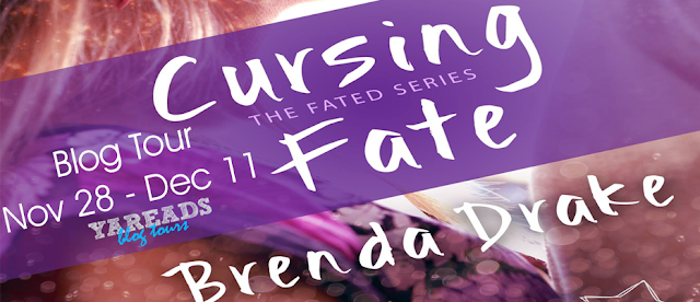 Spotlight Post and Giveaway:  Cursing Fate (The Fated #2) by Brenda Drake