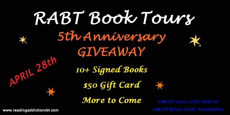 Reading Addiction Blog Tours 5th Anniversary Giveaway!
