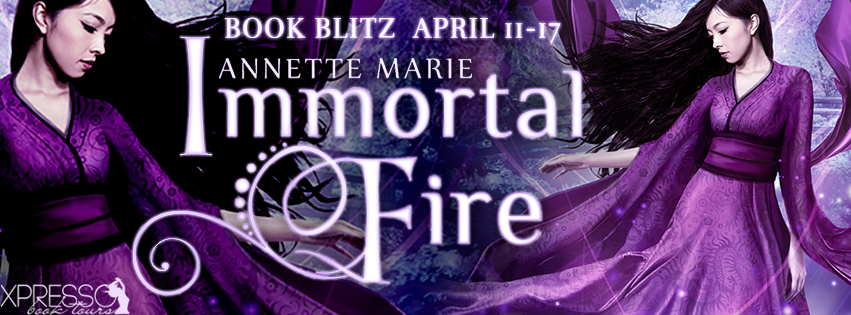 Book Blitz and Giveaway:  Immortal Fire (Red Winter Trilogy #3) by Annette Marie
