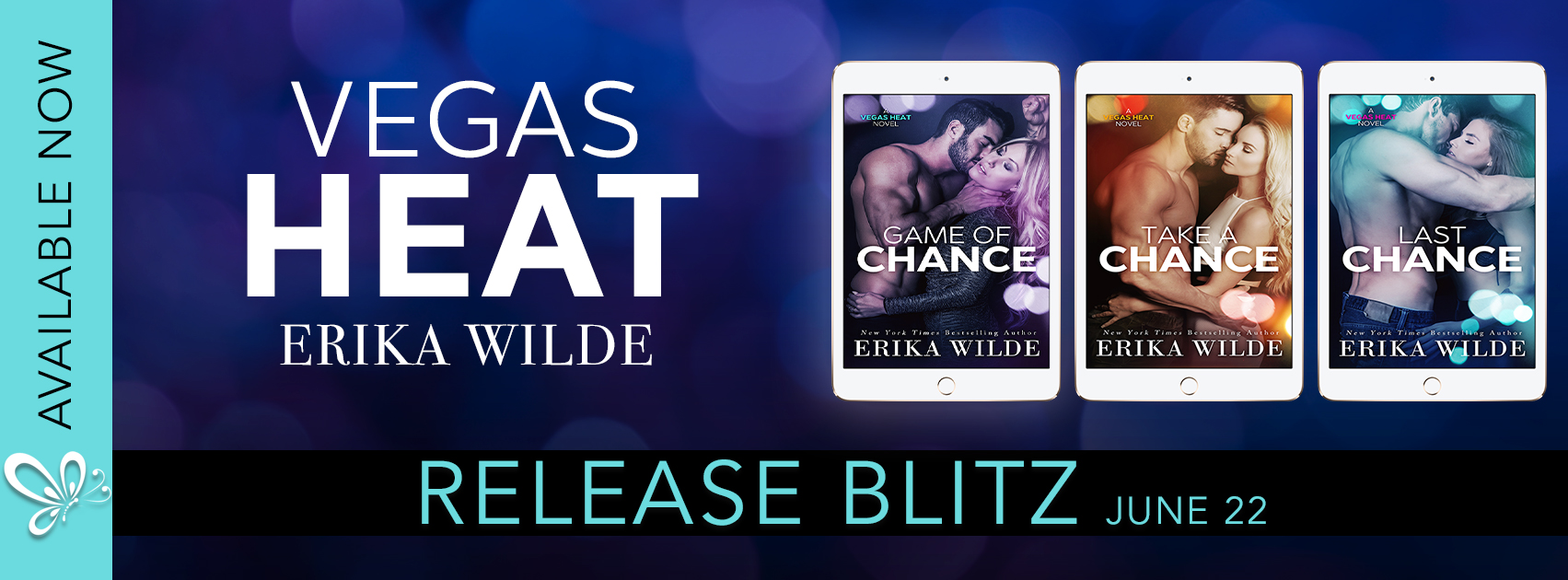 Release Blitz:  Vegas Heat Series by Erika Wilde