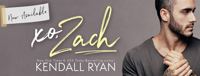 Release Day Blitz:  xo, Zach by Kendall Ryan