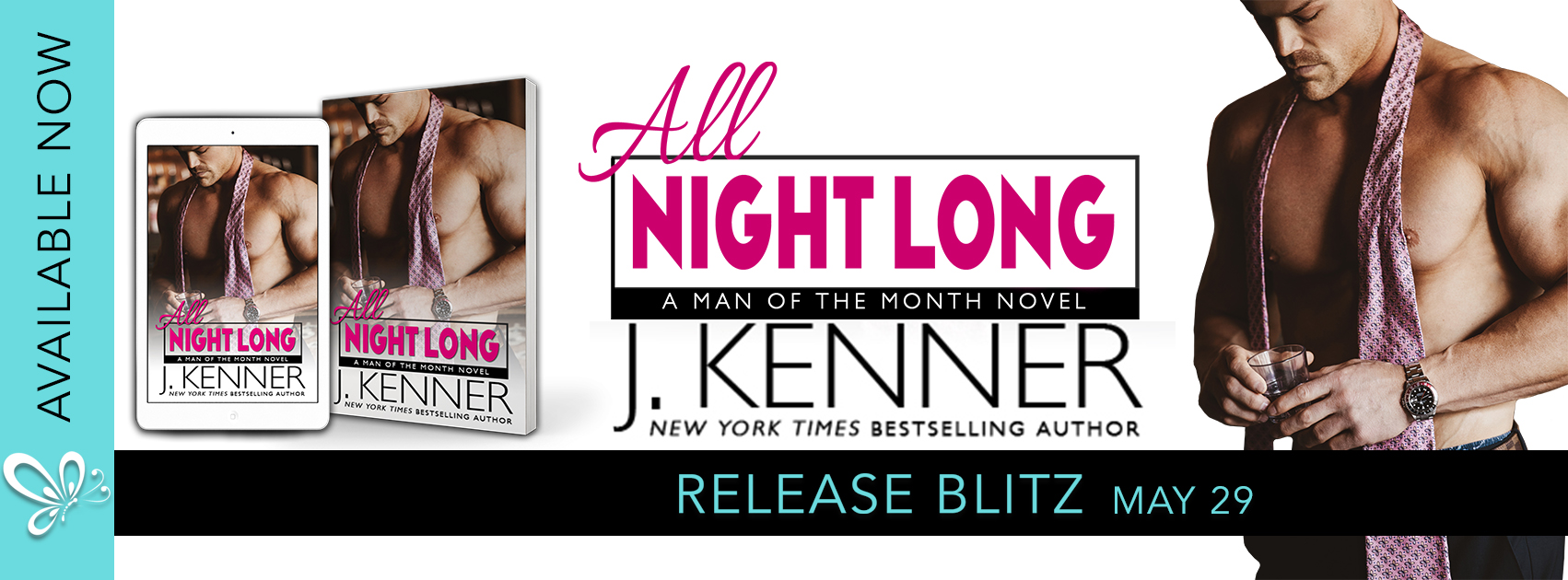Blog Tour Review:  All Night Long (Man of the Month #9) by J. Kenner