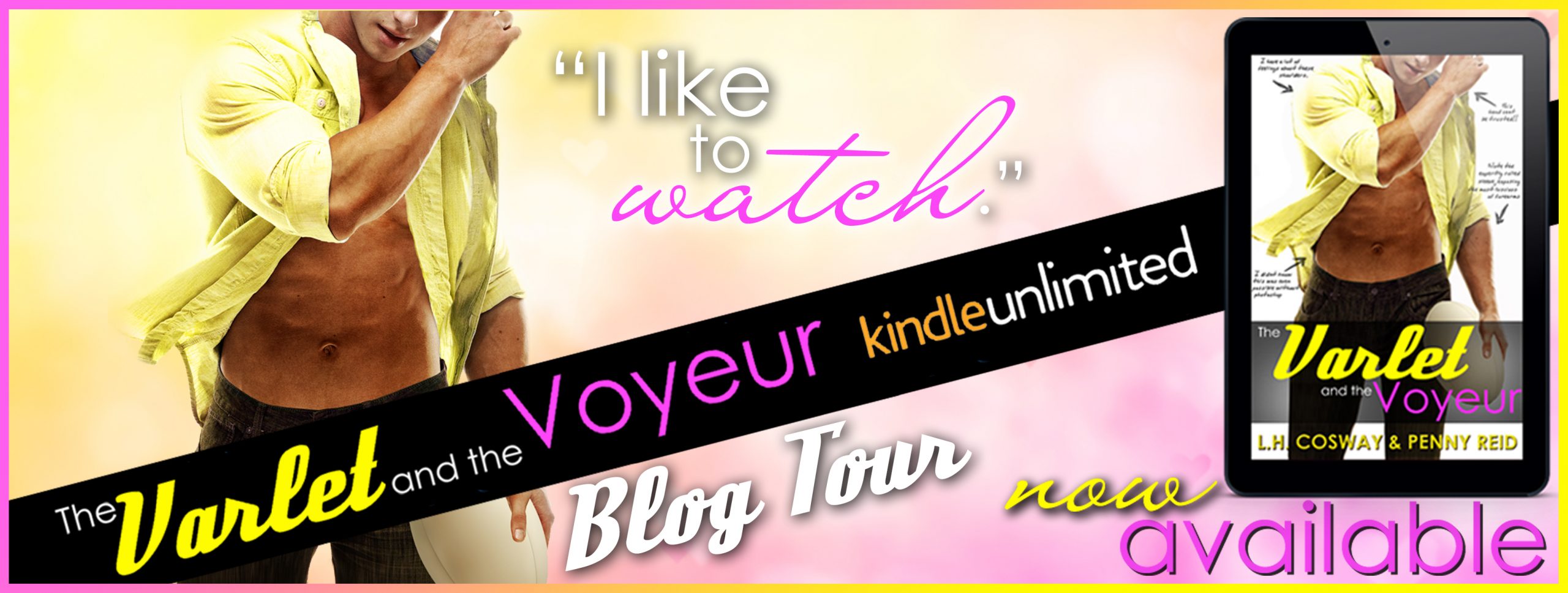Blog Tour with Giveaway:  The Varlet and the Voyeur (Rugby #4) by L.H. Cosway and Penny Reid