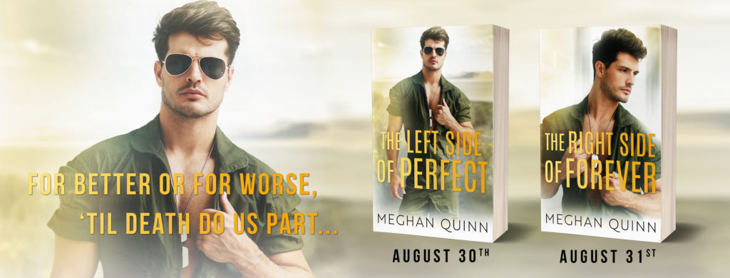 Cover Reveal:  The Left Side of Perfect and The Right Side of Forever by Meghan Quinn