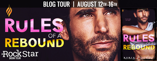 Blog Tour with Giveaway:  Rules of a Rebound (Breakup Bash series #3) by Nina Crespo