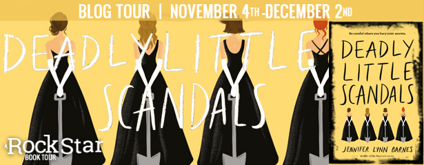 Blog Tour Review with Giveaway:  Deadly Little Scandals (Debutantes #2) by Jennifer Lynn Barnes