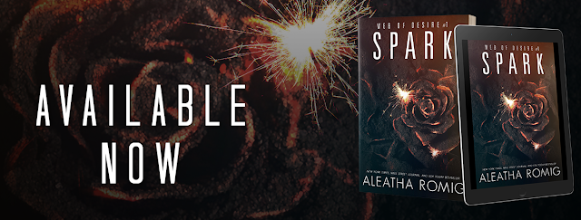 Blog Tour Review:  Spark (Web of Desire #1) by Aleatha Romig