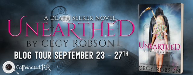 BOOK REVIEW TOUR: UNEARTHED by CECY ROBSON @cecyrobson @CaffeinatedPR #UrbanFantasy